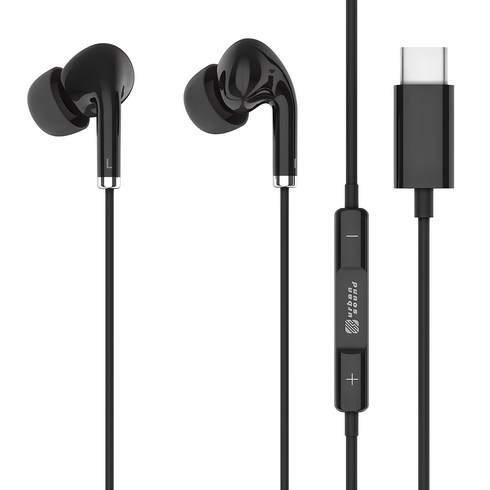 삼성이어폰c타입 - 어반사운드 In-Ear C타입 유선 이어폰, US-EPC1, BLACK