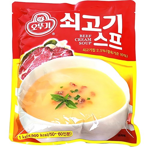 오뚜기스프 - 오뚜기 쇠고기스프, 1kg, 1개