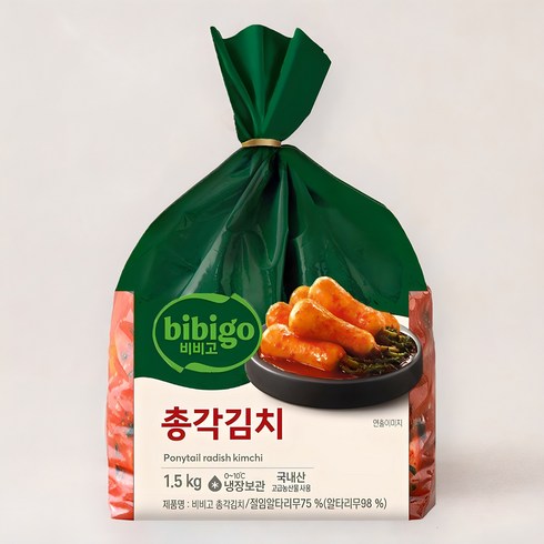 총각김치 - 비비고 총각김치, 1.5kg, 1개