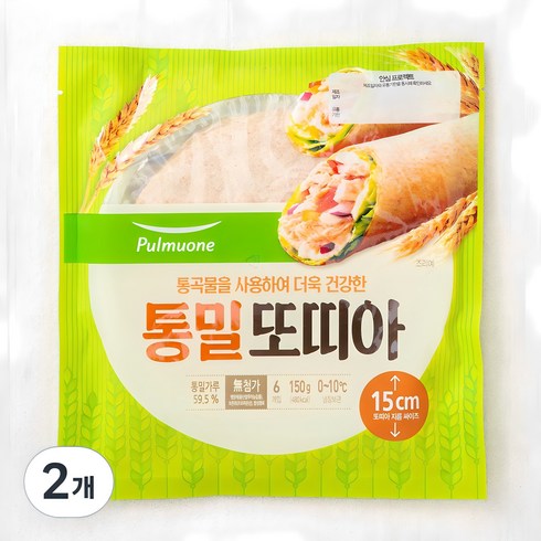 통밀또띠아 - 풀무원 통밀 또띠아, 150g, 2개