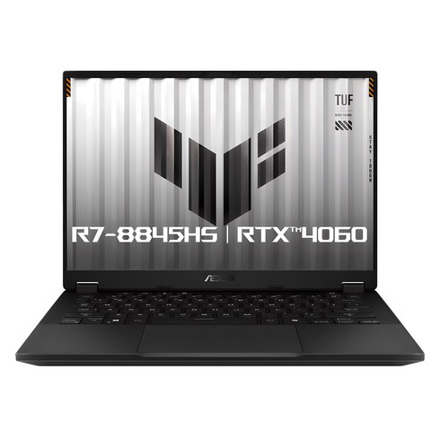 에이수스 2024 TUF 게이밍 A14 라이젠7 라이젠 8000시리즈 지포스 RTX 4060, Mecha Gray, 512GB, 32GB, Free DOS, FA401UV-RG025, 2024년
