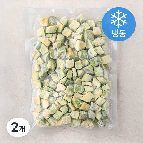 냉동아보카도 - 아보카도 (냉동), 500g, 2개