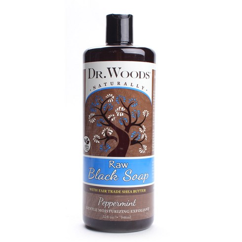Dr. Woods 로우 블랙 솝 페퍼민트, 946ml, 1개
