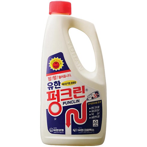 유한락스 펑크린 배수구세정제, 1L, 1개