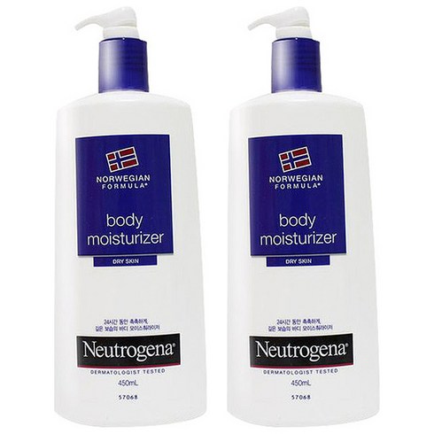 뉴트로지나 바디 모이스춰라이져 꽃향, 450ml, 4개
