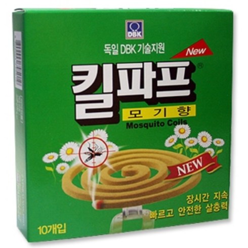 킬파프 모기향 10개입, 1개