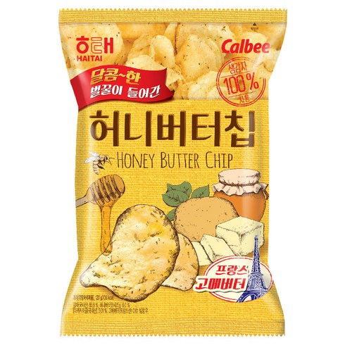 해태제과 허니버터칩, 60g, 1개