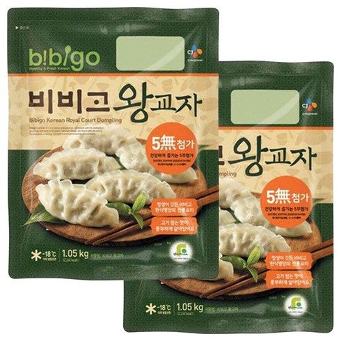 2023년 가성비 최고 비비고왕교자 - 비비고 왕교자, 1.05kg, 2개