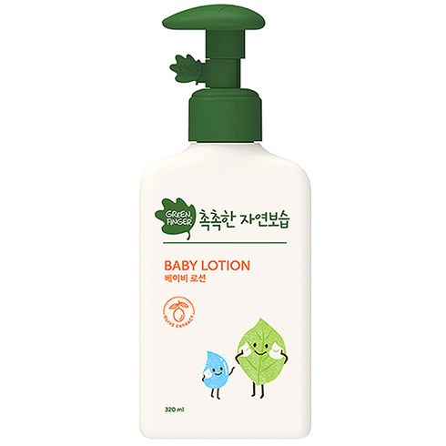 그린핑거 촉촉한 자연보습 베이비로션, 1개, 320ml