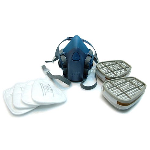 쓰리엠 7502 + 6001K 방독 마스크 풀세트, 1개
