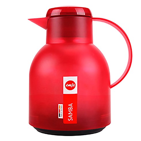 엠사 삼바 보온보냉 주전자, 1L, 레드