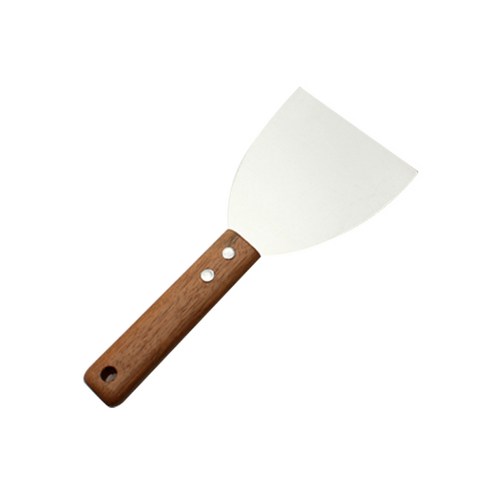 국산 반달 스크래퍼 - 나무손잡이 /반달헤라/퍼티헤라 단품, 1개