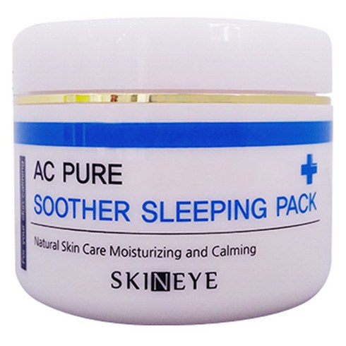 스킨아이 AC퓨어 수더 슬리핑팩, 120ml, 1개