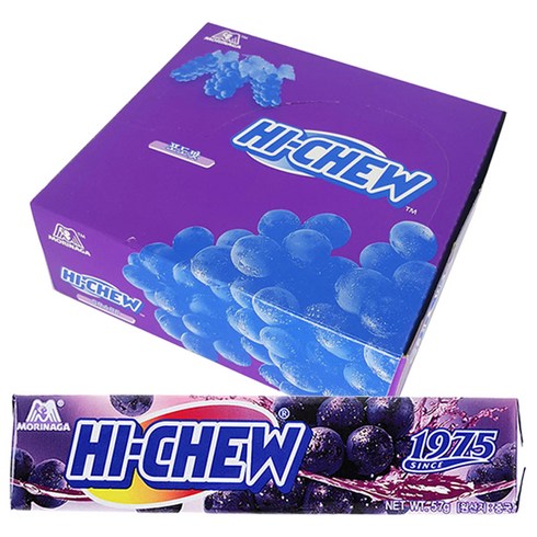 모리나가 하이츄 포도맛, 57g, 12개입