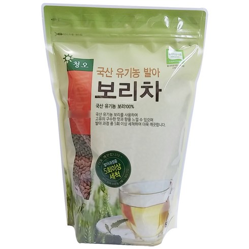보리차 - 청오 국산 유기농 발아보리차, 500g, 1개입, 1개