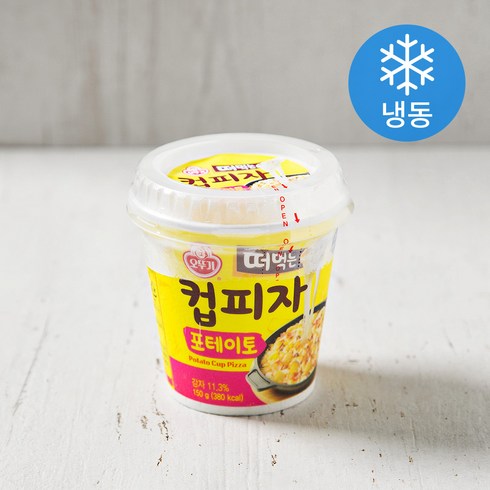 오뚜기 떠먹는 컵피자 포테이토 (냉동), 150g, 1개