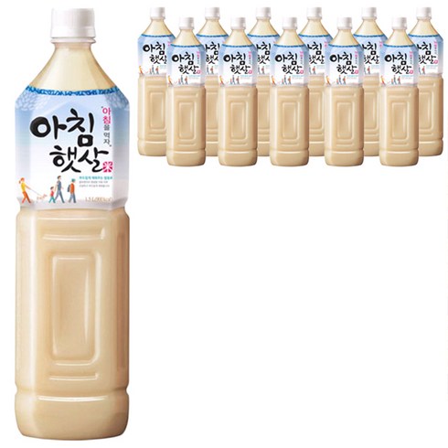 웅진 아침햇살, 1.5L, 12개입