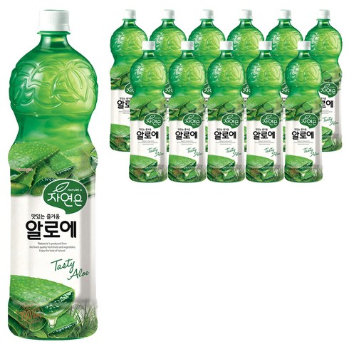 자연은 알로에 주스, 1.5L, 12개