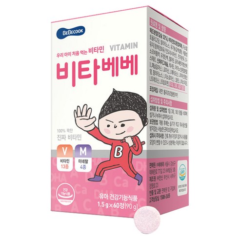 베베쿡 비타 베베 유아 멀티비타민, 60정, 1개