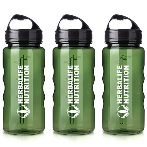 허벌라이프 물통 3p, 그린, 600ml