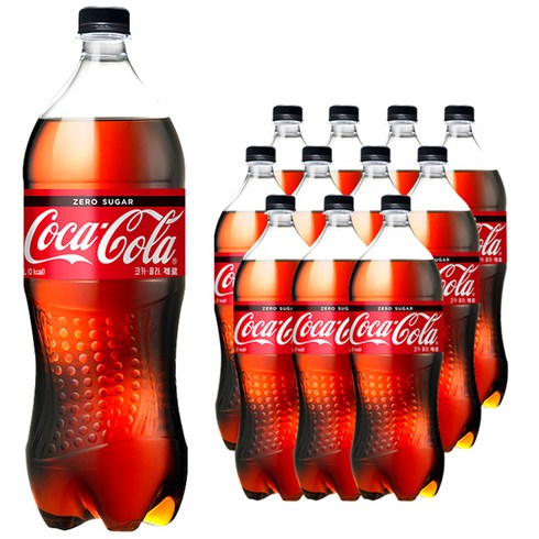 2023년 가성비 최고 코카콜라제로 - 코카 콜라 제로 슈거 Zero Sugar, 1.5L, 12개
