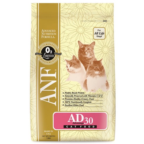 ANF AD 30 캣 7.5kg 고양이 사료 건식사료, 1개