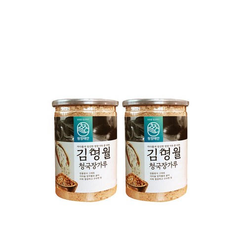 청정태안 김명월 검정콩 청국장가루, 500g, 2개입