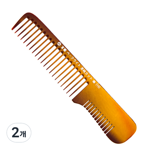 빗15 - 부국 특제 빼크라이트 컷트빗 15호, 2개, 혼합색상