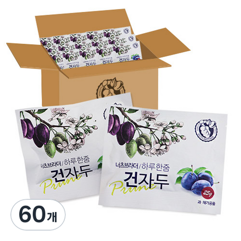 건자두 - 너츠브라더 하루 건자두, 25g, 60개