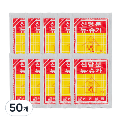신진식품 신당분 뉴슈가, 60g, 50개
