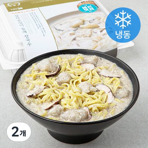 바른식 감자옹심이 들깨 칼국수 (냉동), 620g, 2개