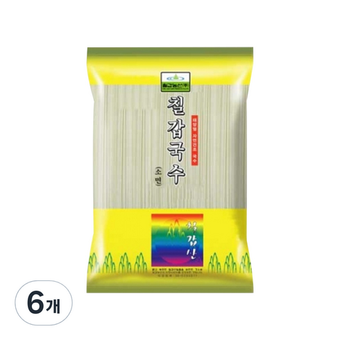 소면3kg - 칠갑농산 국수opp 소면, 3kg, 6개