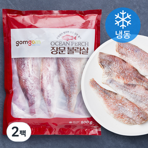 곰곰 장문 볼락살 (냉동), 800g, 2팩