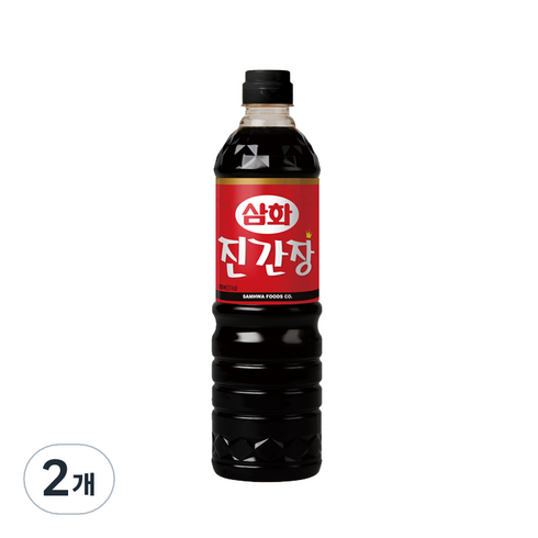 삼화 진간장, 900ml, 2개