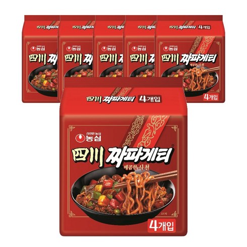 사천짜파게티 - 농심 사천 짜파게티 137g, 24개