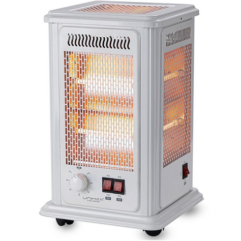 2023년 가성비 최고 열량조절전기히터2kw5면난방 - 유니맥스 타이머형 5방향 전기히터, UMH-5WT202W