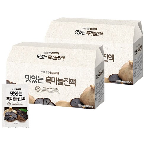 황토농원 맛있는 흑마늘진액, 70ml, 60개