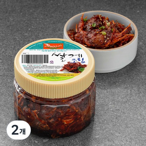 강경신안 쌀게조림, 400g, 2개