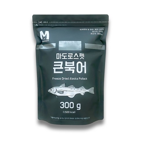 마도로스펫 반려동물 트릿 건조간식, 큰북어, 300g, 1개