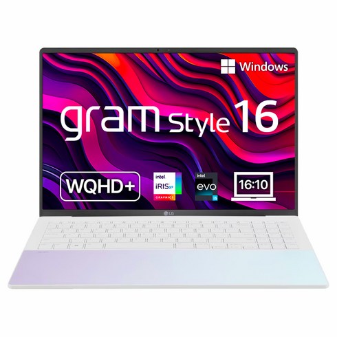 16z90rs-ga56k - LG전자 2023 그램 스타일 16 코어i5 인텔 13세대, 오로라 화이트, 512GB, 16GB, WIN11 Home, 16Z90RS-GA56K