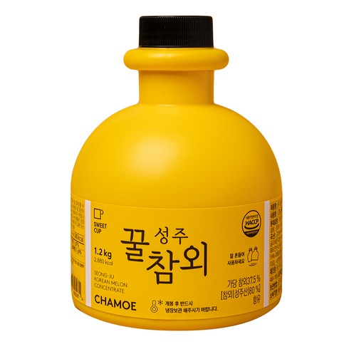 청참외 - 스위트컵 성주 꿀참외 농축액 1.2kg, 1개