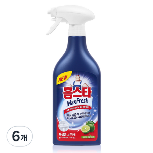 홈스타 맥스 프레쉬 욕실용 세정제, 750ml, 6개