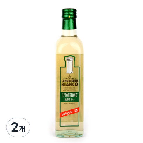 일 토리오네 유기농 화이트 와인식초 드레싱, 500ml, 2개