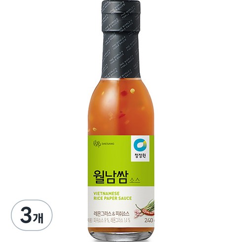 대상 청정원 월남쌈 소스, 3개, 240g