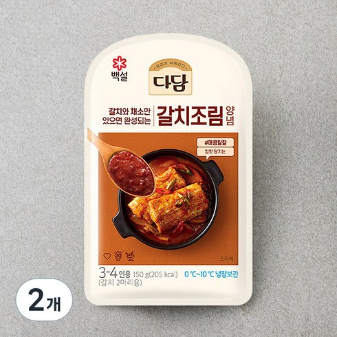 생선조림양념 - 다담 갈치조림양념, 150g, 2개