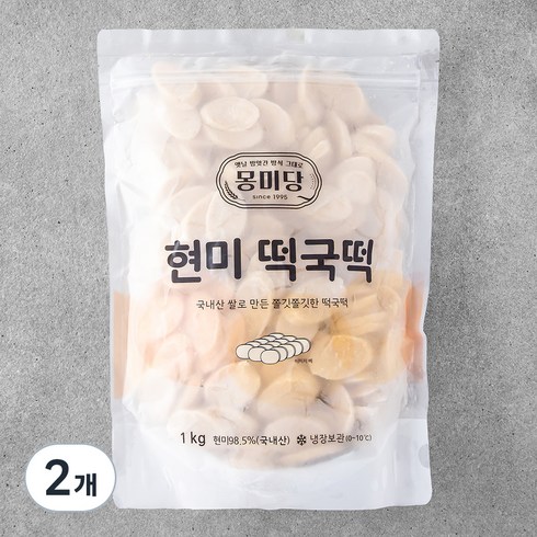 몽미당 현미 떡국떡, 1kg, 2개