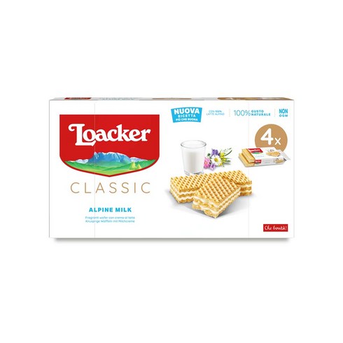 롤웨하스조각 - 로아커 웨하스 밀크, 180g, 2개