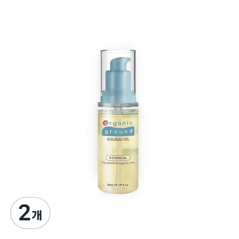오가닉그라운드 스쿠스쿠오일, 50ml, 2개