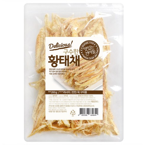 해맑은푸드 황태채, 200g, 1개