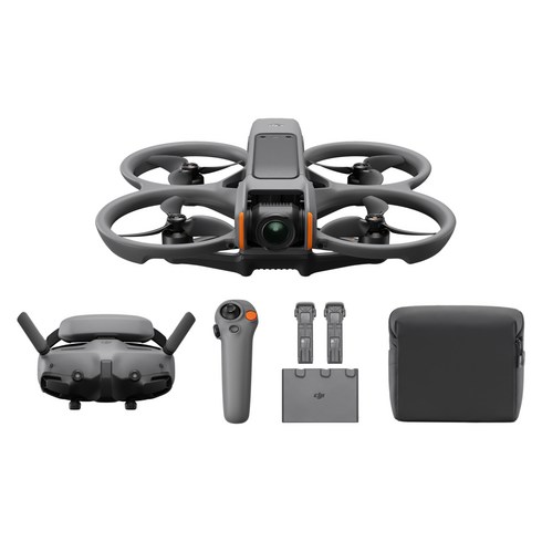 dji - DJI Avata 2 플라이 모어 콤보+배터리 3개 촬영용 카메라 드론, 혼합색상, 1세트